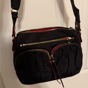 Stylish Black and Red Women's Bag